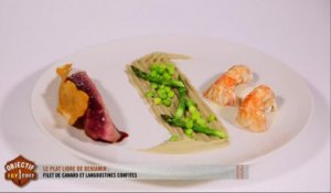 Le plat libre de Benjamin : filet de canard et langoustines confites