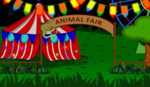 Cartoon Animation Nursery Rhyme | The Animal Fair | Kids Song |