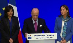 COP21: Cazeneuve annonce 10.800 policiers et gendarmes aux frontières et au Bourget