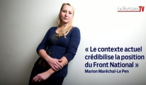 Marion Maréchal-Le Pen : « Le contexte actuel crédibilise le FN»