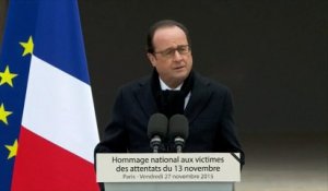 Hommage national #4 : l’émouvant discours de François Hollande