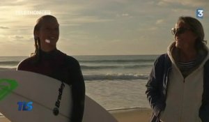 Lucie Milochau, l'espoir du surf français