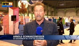 COP21: Arnold Schwarzenegger salue sur BFMTV le "formidable boulot" de François Hollande