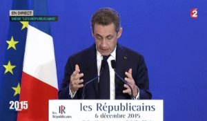 Nicolas Sarkozy refuse "toute fusion et tout retrait de liste" pour le second tour des régionales
