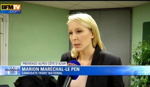 Marion Maréchal-Le Pen interprète les scores du FN "comme la fin du vieux monde politicien"