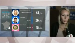 Régionales : l'"extraordinaire surprise" de Marion Maréchal-Le Pen largement en tête en Paca