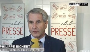 Philippe Richert estime qu'une triangulaire dans le Grand est «donne un avantage» au FN