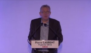 Vœux de Pierre LAURENT 11 janvier 2016