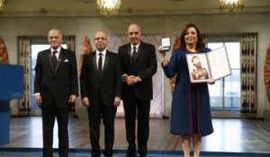 La remise du Nobel de la paix au quartet tunisien, en 42 secondes