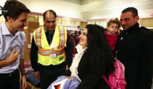 "Welcome to Canada": les premiers réfugiés syriens accueillis à Toronto