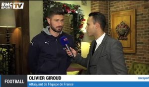 Exclu RMC Sport - Olivier Giroud réagit au tirage au sort de l'Euro 2016