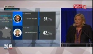 Défaite dans le nord : Marine Le Pen y voit une montée inexorable du courant national
