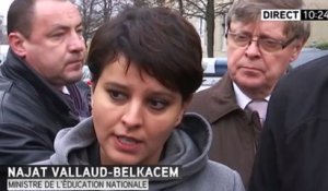 Najat Vallaud-Belkacem annonce un renforcement de la sécurité dans les écoles à Aubervilliers