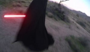 Un Jedi avec une GoPro - Combat de Sabres lasers contre Dark Vador