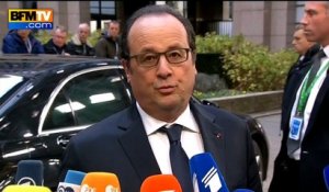 Brexit: Il n'est "pas acceptable" de revenir sur "ce qui fonde" l'Union européenne, affirme Hollande