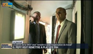 SNCF : Pepy veut remettre à plat les 35h
