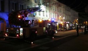 Remiremont : important dispositif de pompiers et policiers rue Charles de Gaulle