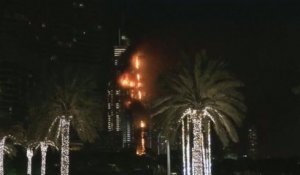 Enorme incendie dans une tour de Dubaï