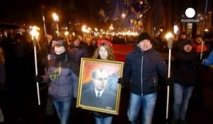Ukraine : défilé d'ultranationalistes pour commémorer un leader controversé