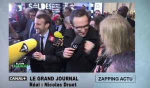 Emmanuel Macron dragué par une fan ?