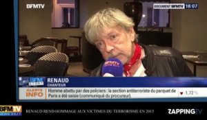 Attentats de Paris : Renaud rend un hommage poignant aux victimes