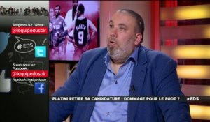 E21 - L'Équipe du soir - Extrait : Platini qui retire sa candidature, une perte pour le foot ?