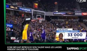 Kobe Bryant retrouve son talent, pas les Lakers (vidéo)