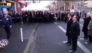 François Hollande dévoile la plaque pour la policière municipale tuée à Montrouge