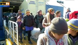 Grèce: les migrants bloqués au Pirée ne savent plus quoi faire
