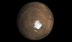 Simulation 3D de la planète Mars par la NASA