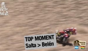 Stage / Etapa / Etape 8 - Paulo Gonçalves crashes and gets back up - (Salta / Belen)
