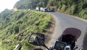 Circulation dangereuse à moto au Kenya