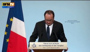 Hollande annonce une prime d'embauche de 2.000 euros pour les PME jusqu'à 1,3 Smic