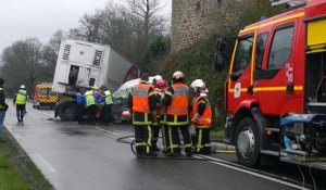 Accident camion