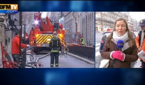 60 pompiers tentent de maîtriser l'incendie du Ritz