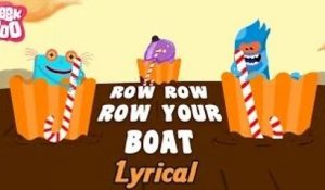 Row Row Row Your Boat Nursery Rhyme with Lyrics | Popular English Nursery Rhyme with Lyrics