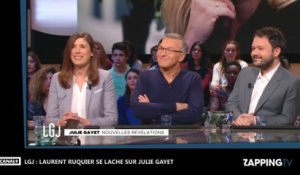 LGJ : Laurent Ruquier se lâche sur Julie Gayet, malaise sur le plateau (Vidéo)