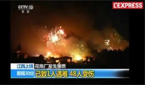 Chine: une usine de feux d'artifice explose, 3 personnes tuées