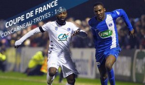 Coupe de France, 16e de finale : Concarneau - Troyes (1-3), les buts