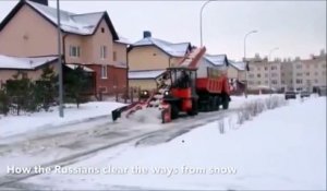 Une petite idée pour déneiger les routes