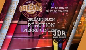 Réaction de Pierre Vincent - 8ème de Finale de Coupe de France contre Dijon