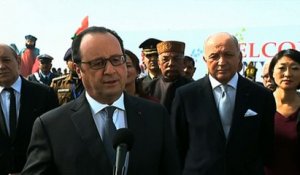 Déclaration du président de la République à l'arrivée à Chandigarh