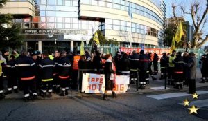 Les sapeurs-pompiers professionnels de la Drôme sont en grève