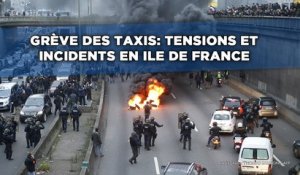 Grève des taxis: Tensions et incidents en Ile de France