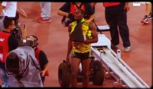 Mondiaux d'athlétisme à Pékin: Usain Bolt percuté par un caméraman en Segway - Regardez