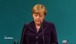 A. Merkel inaugure l'exposition "l'Art de l'Holocauste"