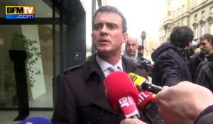 Taxis: Valls condamne des violences "inadmissibles"