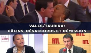 Valls/Taubira: Câlins, désaccords et démission