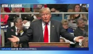 Trump renomme la Belgique : le Belgistan ! ZAPPING ACTU du 28/01/2016
