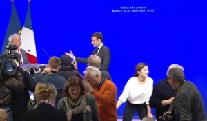 Archive - Voeux d'Emmanuel Macron à la presse
